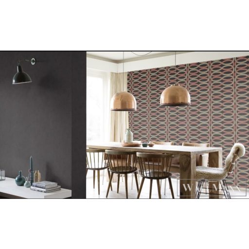 RASCH GLAM CSILLÁMOS CSILLOGÓ Design TAPÉTA 541755 Beige Rózsaszín Fekete