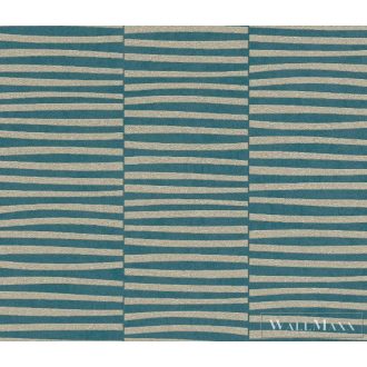   RASCH GLAM CSILLÁMOS CSILLOGÓ Design TAPÉTA 542066 Beige Türkiz