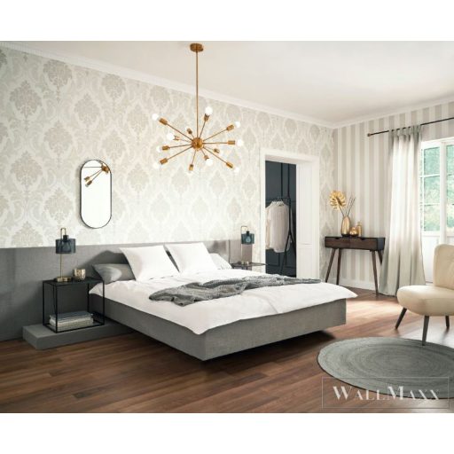 RASCH GLAM CSILLÁMOS CSILLOGÓ Design TAPÉTA 542318 Fehér Beige