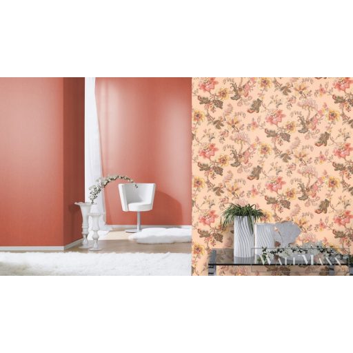 Rasch Sofia 552737 Vintage tégla-vörös natur tapéta