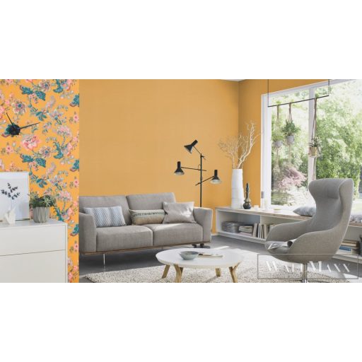 Rasch Sofia 552805 Vintage réz-sárga natur mintás tapéta