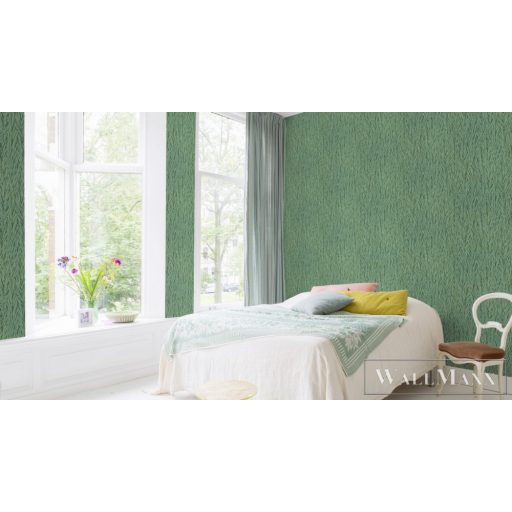 Rasch Composition 2024 554175 zöld design csillogó tapéta