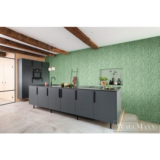 Rasch Composition 2024 554175 zöld design csillogó tapéta