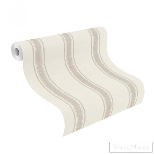 RASCH Lirico 555622 bézs csíkos Klasszikus tapéta