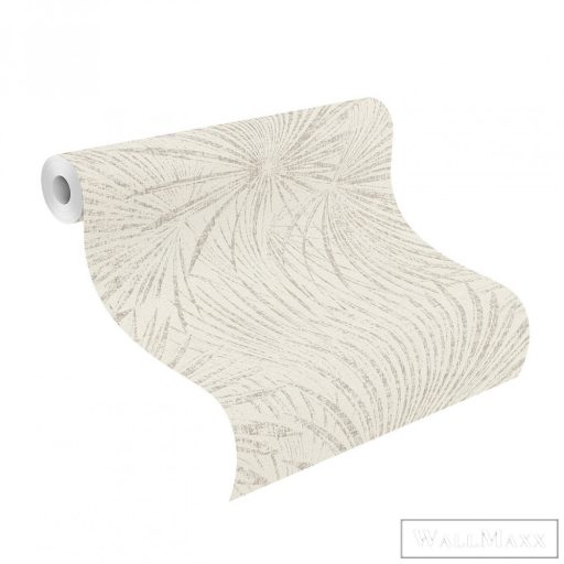 RASCH Lirico 555721 krémfehér páfrány mintás Grafikus tapéta