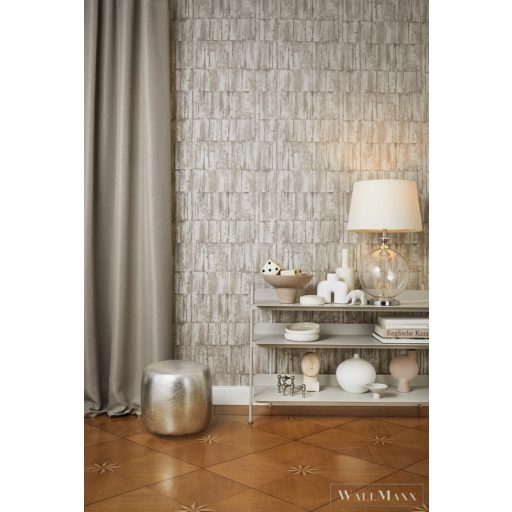RASCH BARBARA Home Collection III 560329 bézs beton mintás Modern tapéta