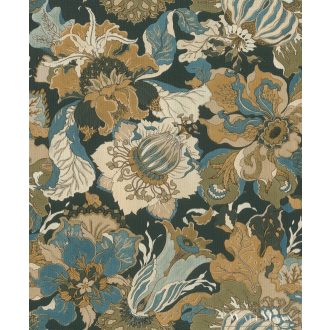   RASCH BARBARA Home Collection III 560466 barna virág mintás Grafikus tapéta