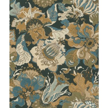 RASCH BARBARA Home Collection III 560466 barna virág mintás Grafikus tapéta