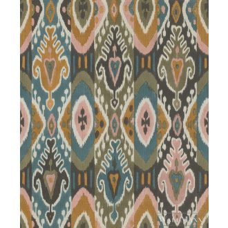   RASCH BARBARA Home Collection III 560572 kék ikat mintás Etno tapéta