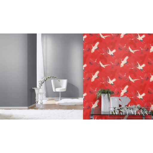 RASCH BARBARA Home Collection III 560671 bézs daru mintás Grafikus tapéta