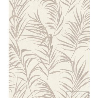   RASCH BARBARA Home Collection III 560862 krémfehér páfrány mintás Grafikus tapéta