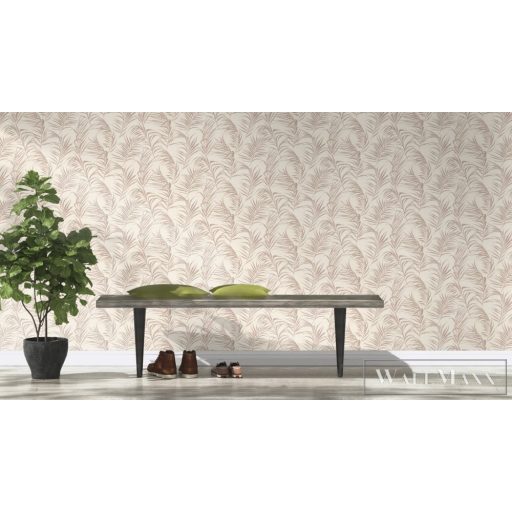 RASCH BARBARA Home Collection III 560862 krémfehér páfrány mintás Grafikus tapéta