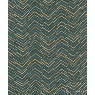   RASCH BARBARA Home Collection III 560985 oliva, barna Tér-hatású 3D-mintás Modern vlies tapéta