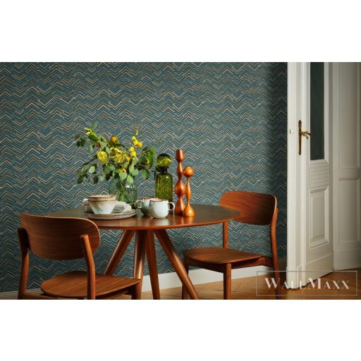 RASCH BARBARA Home Collection III 560985 oliva, barna Tér-hatású 3D-mintás Modern vlies tapéta