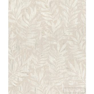   RASCH BARBARA Home Collection III 561203 bézs levél mintás Modern tapéta