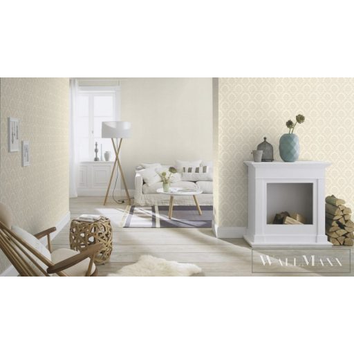 Rasch Trianon XIII 570045 törtfehér Modern struktúrált tapéta