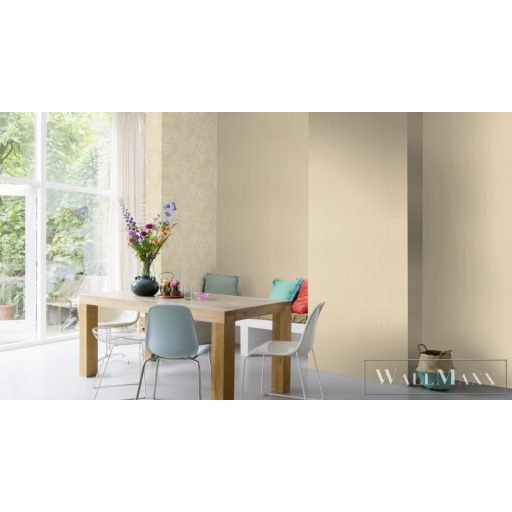 Rasch Trianon XIII 570250 bézs Textil mintás Modern vlies tapéta