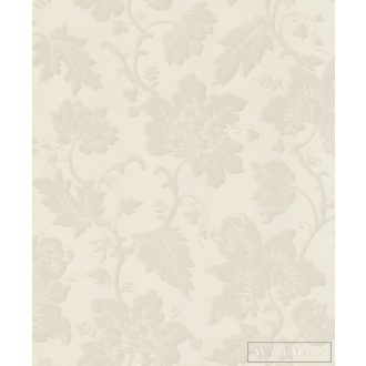   Rasch Trianon XIII 570434 törtfehér Klasszikus levél mintás tapéta