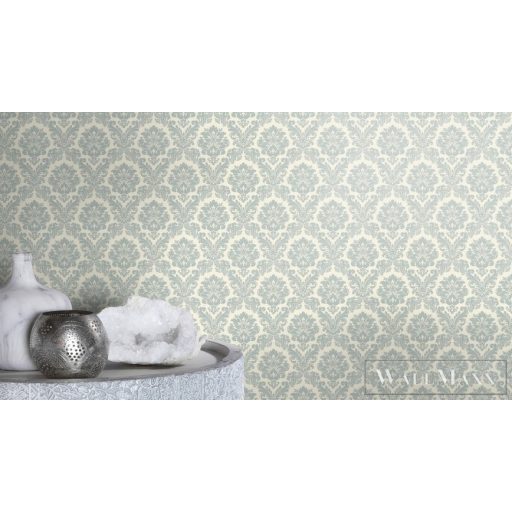 Rasch Trianon XIII 570533 kék Klasszikus barokk mintás tapéta