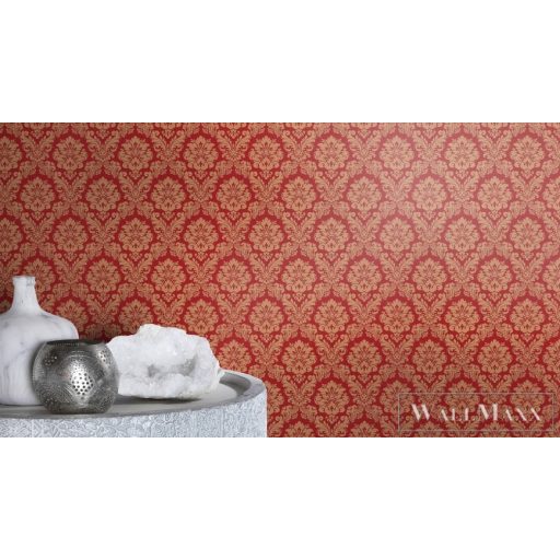 Rasch Trianon XIII 570540 piros Klasszikus barokk mintás tapéta