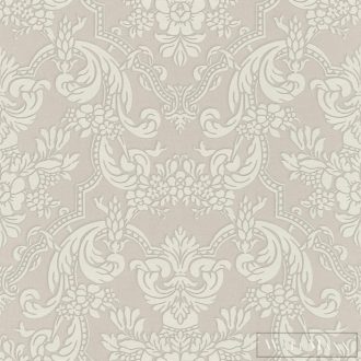  Rasch Trianon XIII 570625 törtfehér Klasszikus levél mintás tapéta