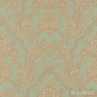   Rasch Trianon XIII 570632 arany Klasszikus levél mintás tapéta