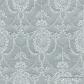   Rasch Trianon XIII 570830 kék Klasszikus barokk mintás tapéta