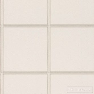   RASCH CLUB 2023 576467 53CM X 10M BŐRHATÁSÚ FEHÉR KAZETTA MINTÁS TAPÉTA
