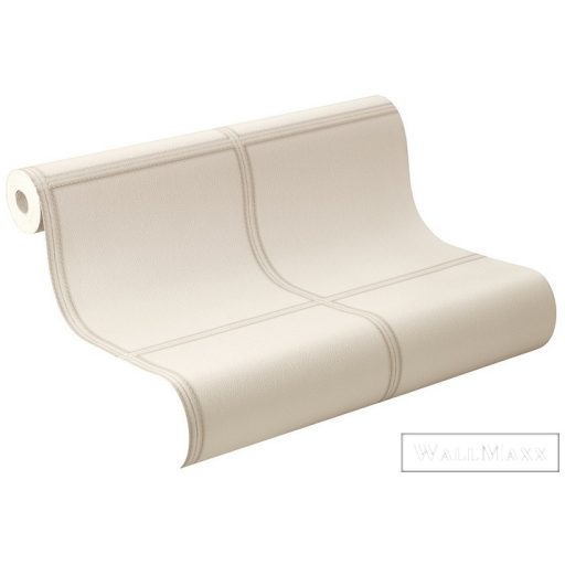 RASCH CLUB 2023 576467 53CM X 10M BŐRHATÁSÚ FEHÉR KAZETTA MINTÁS TAPÉTA