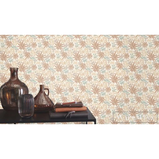 RASCH Country-Charme 580228 bézs levél mintás grafikai tapéta
