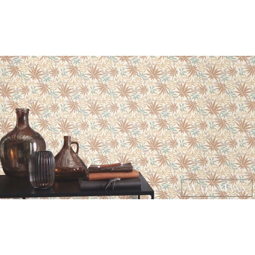 RASCH Country-Charme 580228 bézs levél mintás grafikai tapéta
