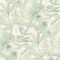 RASCH Country-Charme 580914 zöld levél mintás grafikai tapéta