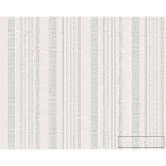   AS CREATION MeisterVlies Create 58131-0 fehér csíkos festhető tapéta