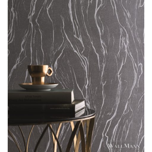 Marburg Opulence Classic 58201 antracit márvány mintás tapéta