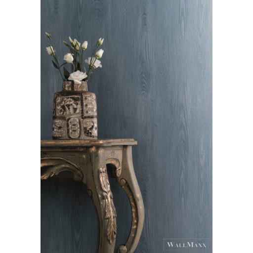 Marburg Opulence Classic 58245 kék Fa-mintás Klasszikus vlies tapéta