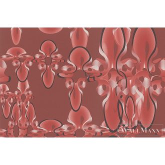   MARBURG Zaha Hadid Hommage 58313 vörös grafikus Modern XXL tapéta