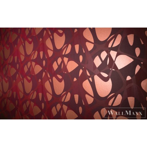 MARBURG Zaha Hadid Hommage 58330 arany-vörös grafikus Modern tapéta