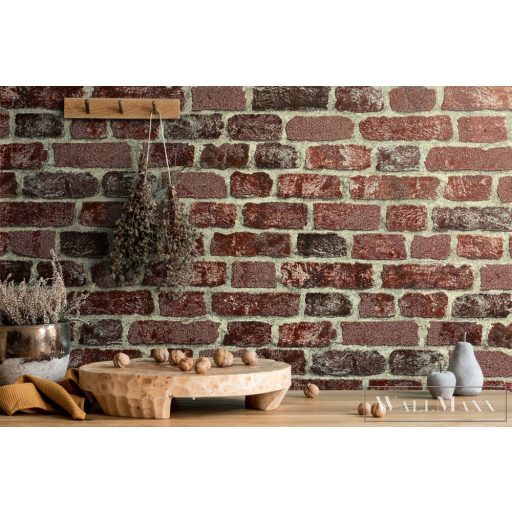 MARBURG Imagine 58408 vörös tégla mintás Natúra tapéta