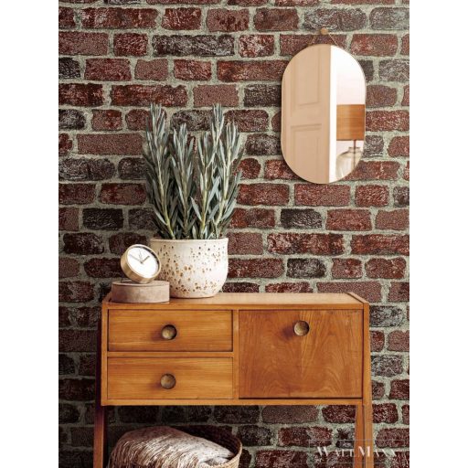 MARBURG Imagine 58408 vörös tégla mintás Natúra tapéta