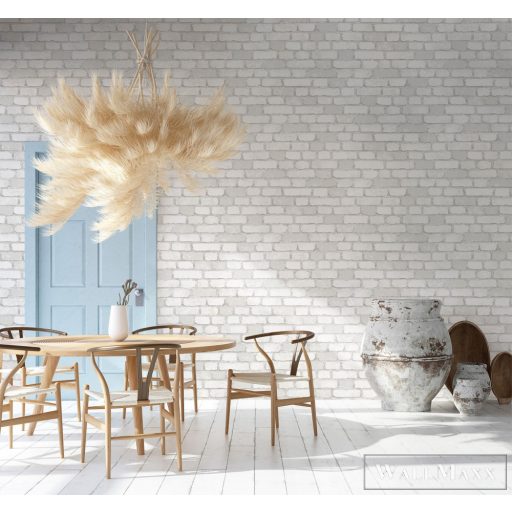 MARBURG Imagine 58412 fehér tégla mintás Natúra tapéta