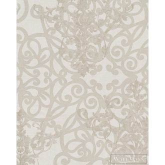   MARBURG Catania 58603 fehér barokk mintás Klasszikus tapéta