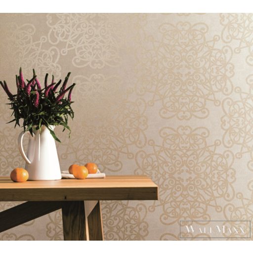 MARBURG Catania 58606 bézs barokk mintás Klasszikus tapéta
