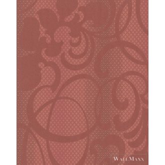 MARBURG Catania 58643 piros íves mintás Elegáns tapéta