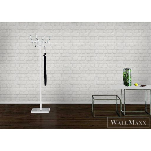 Rasch Bricks & Wood II 587203 Térhatású törtfehér tégla mintás tapéta