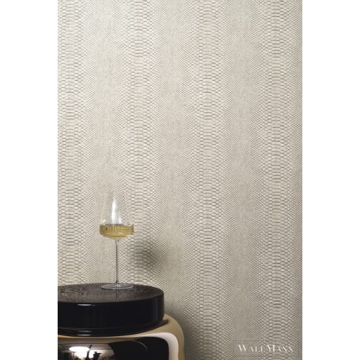 MARBURG Dieter Langer Tango 58840 fehér kígyóbőr mintás Uni tapéta