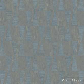   MARBURG Dieter Langer Tango 58854 kék geometria mintás Elegáns tapéta