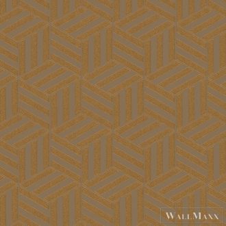   Marburg Ulf Moritz Signature 2022 59742 barna, arany Tér-hatású 3D-mintás Modern tapéta