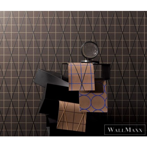 Marburg Ulf Moritz Signature 2022 59769 barna geometriai tapéta