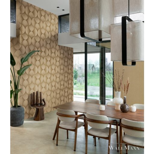 RASCH Sky Lounge 608243 arany kagyló mintás elegáns tapéta