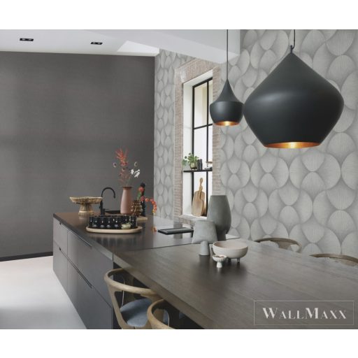 RASCH Sky Lounge 608694 szürke absztrakt mintás uni tapéta